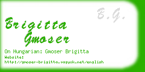 brigitta gmoser business card